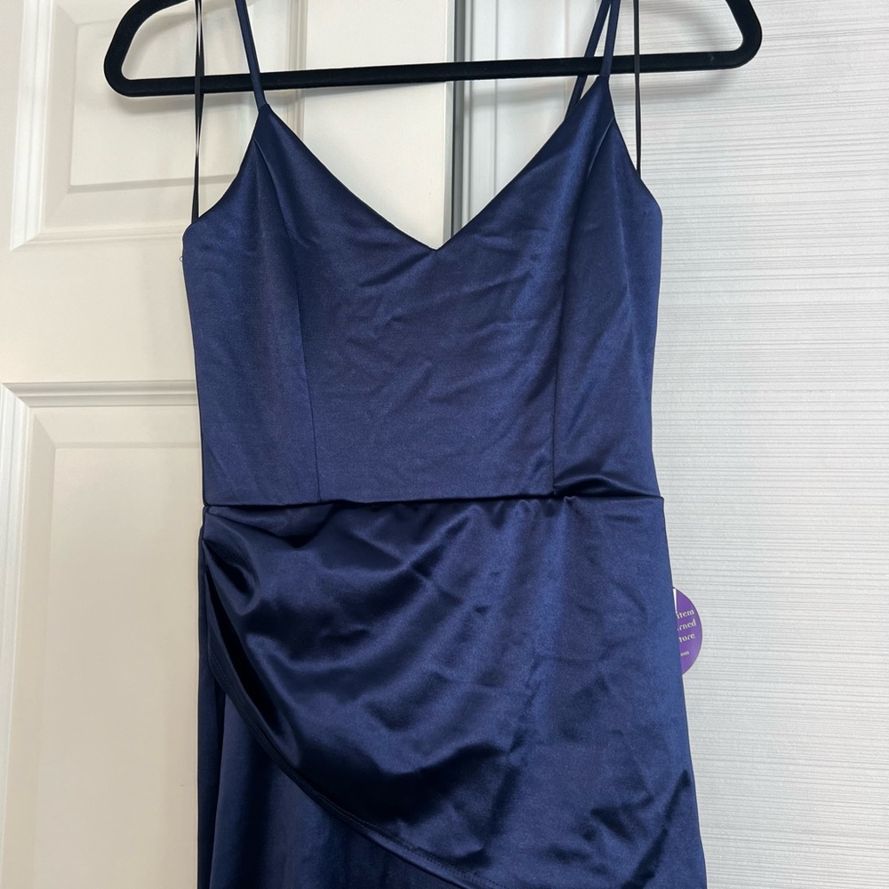 Navy blue PROM/FORMAL dress. Size small